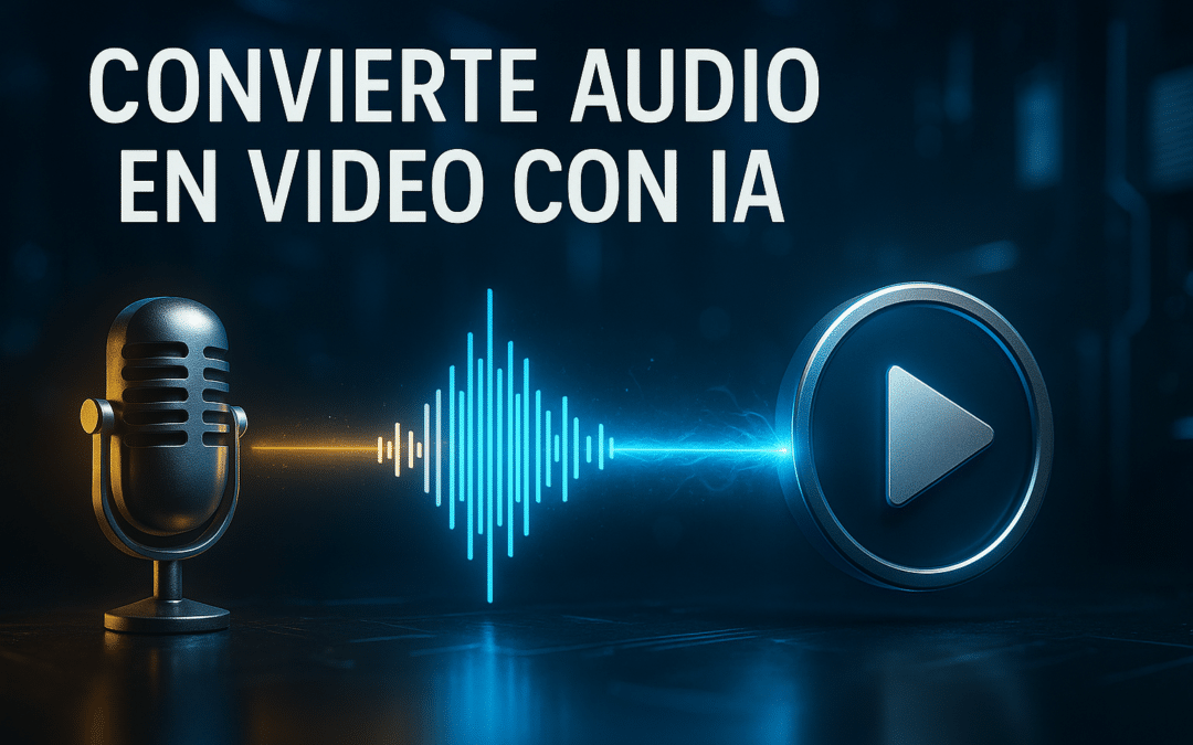 Convierte Audio en Video con IA y Crea Activos Digitales Rápidamente